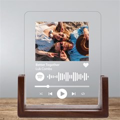 亞克力6吋(15.24厘米) Spotify歌曲牌匾桌面相框（U形）